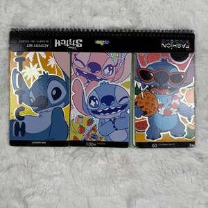 Disney Angel and Stitch 3-in-1 Cosmic Foil Activity Book